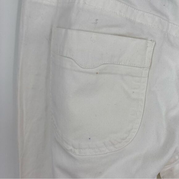 DKNY Jeans Women’s White Capri Pants size 14 - Picture 3 of 4